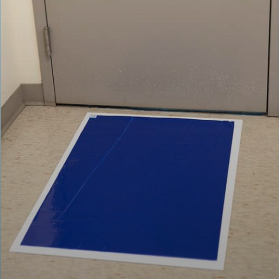 SATECH Sticky/Tacky/Adhesive Mat 24 x 36 Blue (Case of 4 Mats,30 Sheets  Each) for Cleanroom Laboratory Hospital Construction Pets : :  Industrial & Scientific