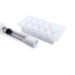PrepLock™ White Tamper Evident Cap w/White Sleeve for IV Syringes Sterile  cs/1000